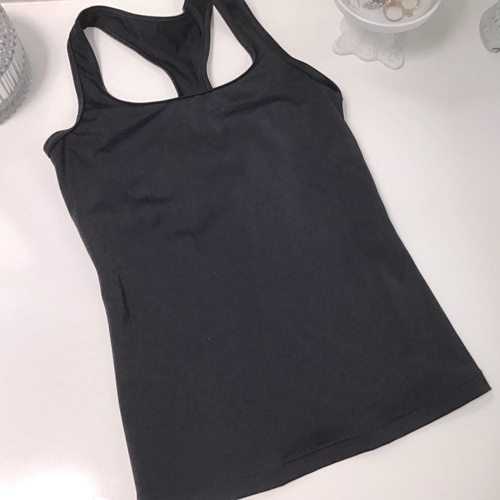 Weissman Dancewear Black Tank Dance Top XS EUC!